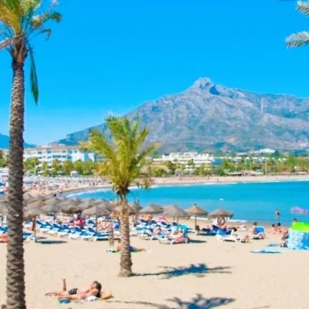 Lägenhet En La Playa Piscinas Jardines Puerto Banus Wifi *